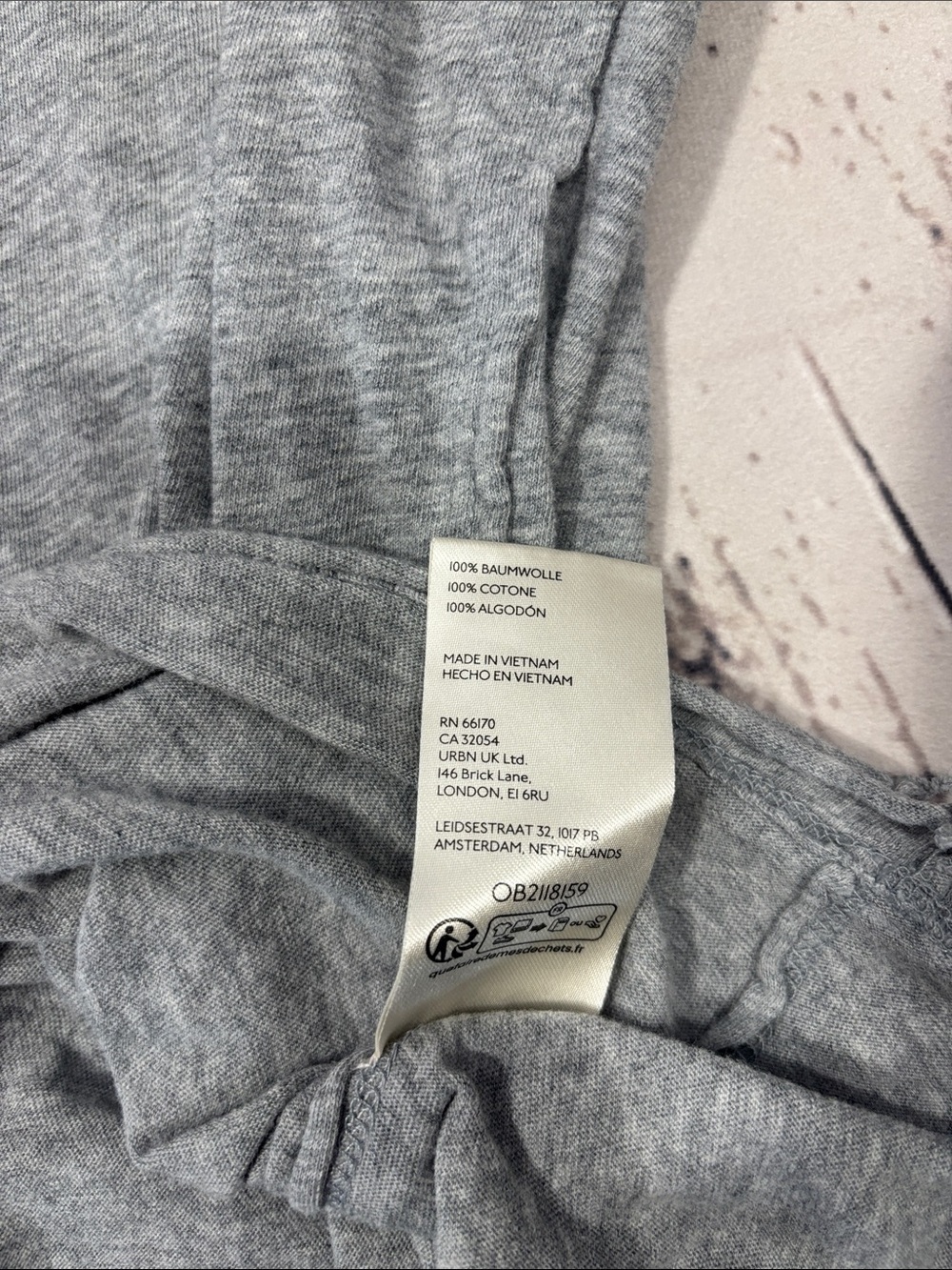 We The Free Gray V-Neck Relaxed Long Sleeve Top - Picture 6 of 6